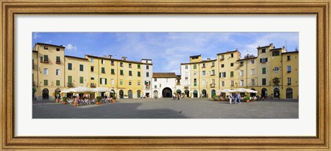Framed Piazza Dell&#39;Anfiteatro, Lucca, Tuscany, Italy Print