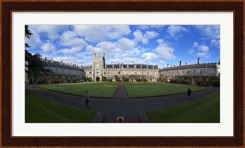 Framed Quadrangle in University College Cork, aka UCC,Cork City, Ireland Print