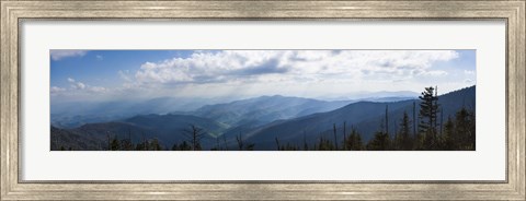 Framed Clouds over mountains, Great Smoky Mountains National Park, Blount County, Tennessee, USA Print