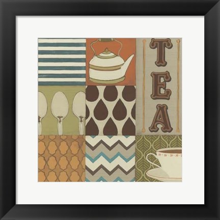 Framed Tea Collage Print