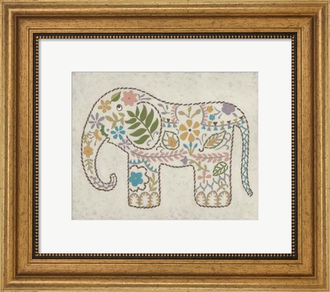 Framed Laurel&#39;s Elephant II Print