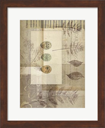 Framed Small Notebook Collage IV Print