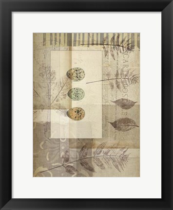 Framed Small Notebook Collage IV Print