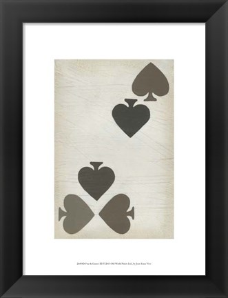 Framed Fun &amp; Games III Print