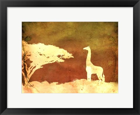 Framed Safari Sunrise IV Print