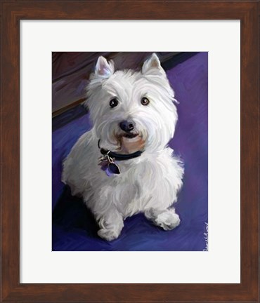 Framed West Highland Terrier Print
