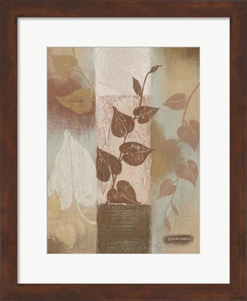 Framed Spa Silhouette IV Print