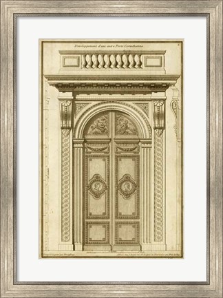 Framed Vintage Door I Print