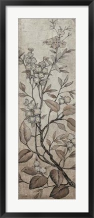 Framed Branch &amp; Blossoms I Print