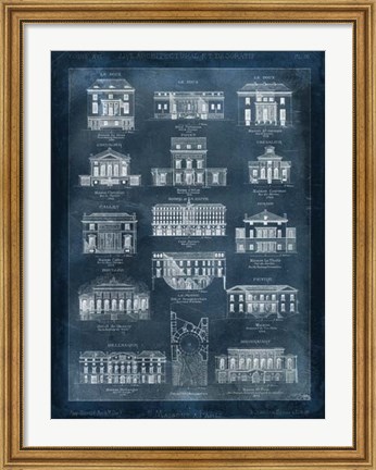 Framed Maisons a Paris Print