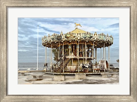 Framed Arcachon Carousel Print