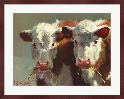 Framed Cow Belles Print