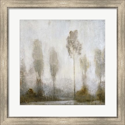 Framed Misty Marsh II Print