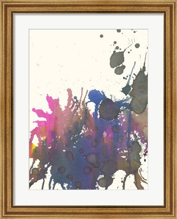 Framed Exuberant Splotch Print