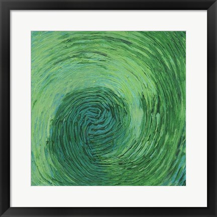 Framed Green Earth II Print