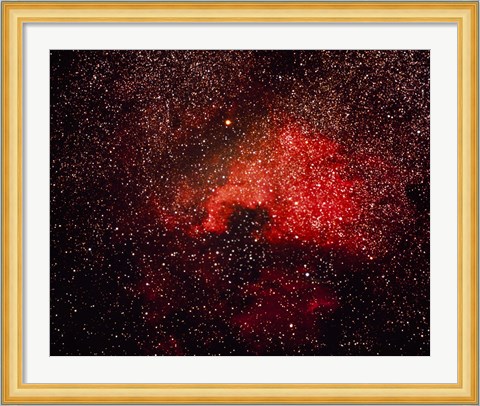Framed Galaxy in Space Print