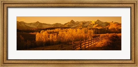 Framed Dallas Divide, San Juan Mountains, Colorado (sepia) Print