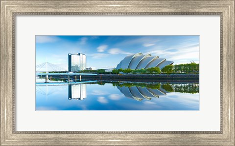 Framed Scottish Exhibition and Conference Centre, River Clyde, Glasgow, Scotland Print