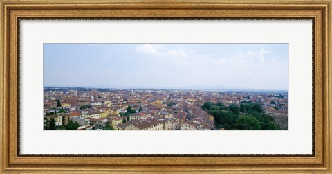 Framed Buildings in a city, Pisa, Tuscany, Italy Print