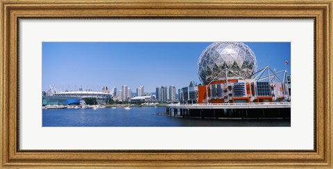 Framed Science Museum at the waterfront, Vancouver, Canada Print