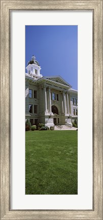 Framed Facade of a government building, Missoula County Courthouse, Missoula, Montana Print