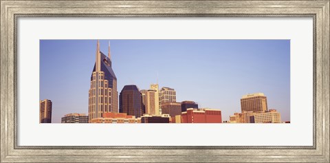 Framed Nashville skyline, Tennessee Print