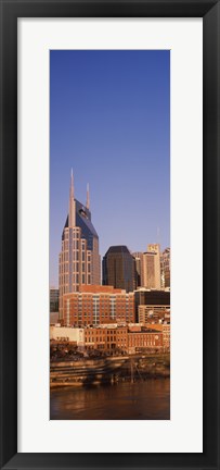 Framed Buildings in a city, BellSouth Building, Nashville, Tennessee, USA Print