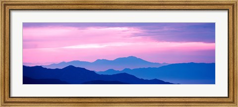 Framed Sunset, Norikura Gifu Japan Print