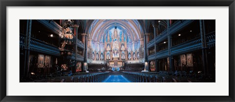 Framed Notre-Dame Basilica Montreal Quebec Canada Print