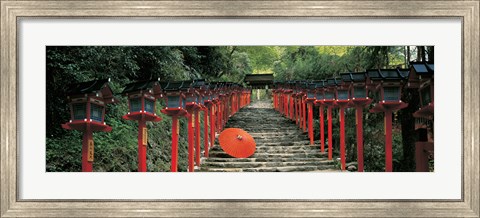 Framed Kibune Shrine Kyoto Japan Print
