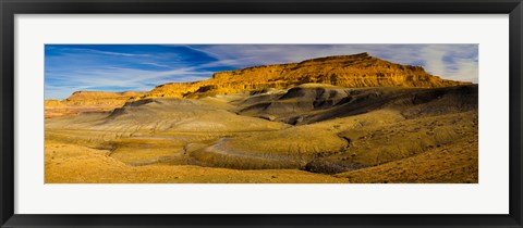 Framed Rock formations in a desert, Grand Staircase-Escalante National Monument, Utah Print