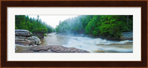Framed Youghiogheny River, Swallow Falls State Park, Garrett County, Maryland Print