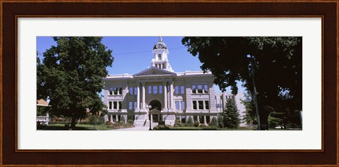 Framed Close Up of Missoula County Courthouse, Missoula, Montana Print