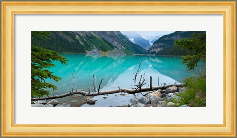 Framed Reflections in Lake Louise, Banff National Park, Alberta, Canada Print