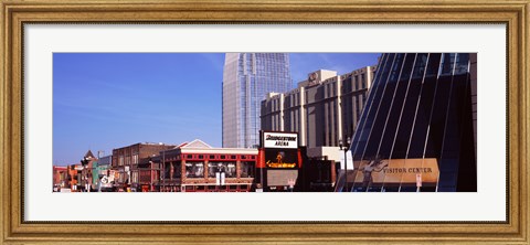 Framed Downtown district of Nashville, Tennessee Print