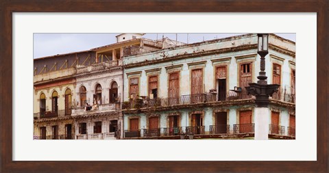Framed Low angle view of buildings, Havana, Cuba Print
