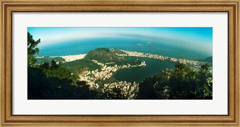 Framed Corcovado, Rio de Janeiro, Brazil Print