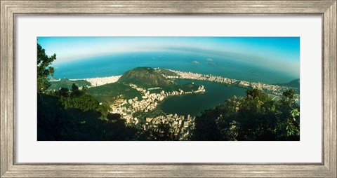 Framed Corcovado, Rio de Janeiro, Brazil Print