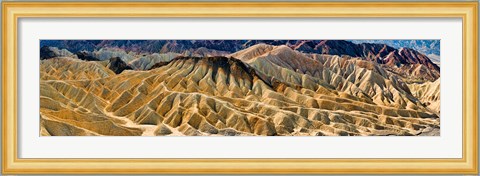 Framed Zabriskie Point, Death Valley, Death Valley National Park, California Print
