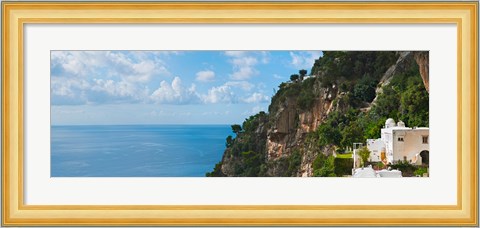 Framed Hillside at Positano, Amalfi Coast, Italy Print