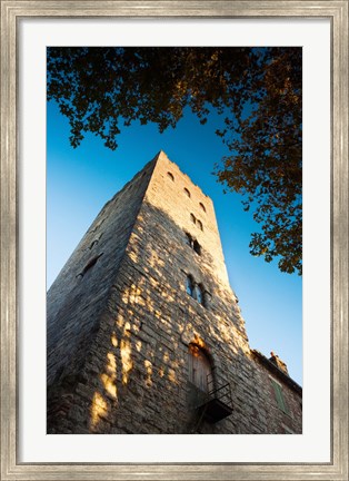 Framed Pope John XXII tower at Cahors, Lot, Midi-Pyrenees, France Print
