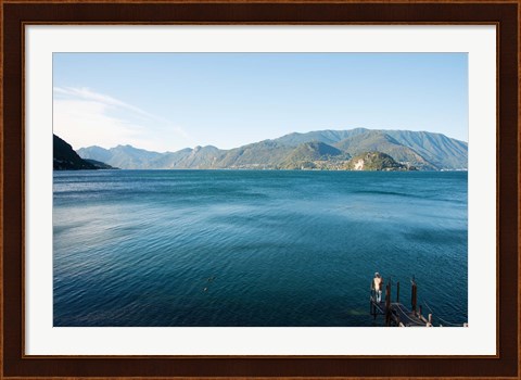 Framed Lake Como, Varenna, Lombardy, Italy Print