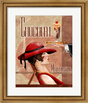 Framed French Chocolate I Print