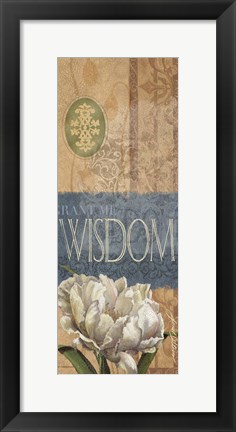 Framed Wisdom Print
