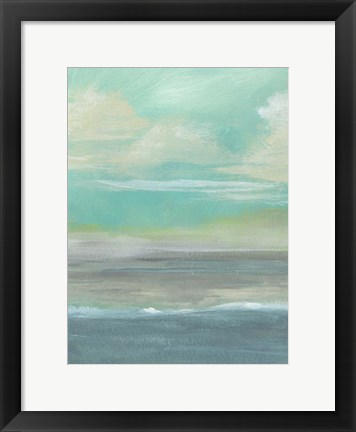 Framed Lowland Beach I Print