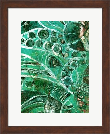Framed Sea Glass I Print