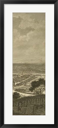 Framed Pastoral Panorama IV Print