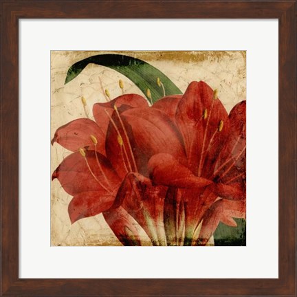 Framed Vibrant Floral VIII Print