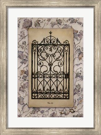 Framed Ivy Gate II Print