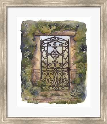 Framed Iron Gate III Print